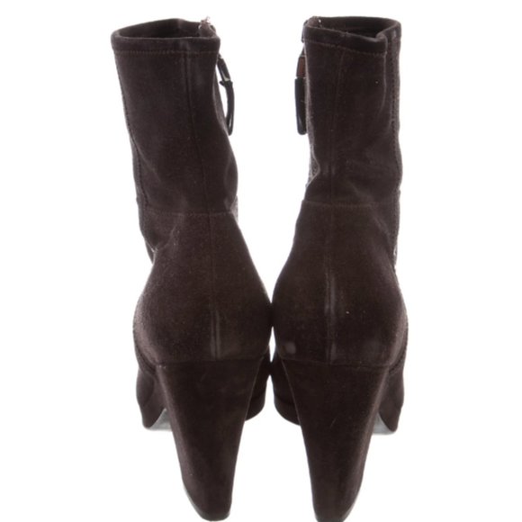 PRADA Suede Ankle Boots Size: 9.5 | IT 39.5 - Picture 2 of 6